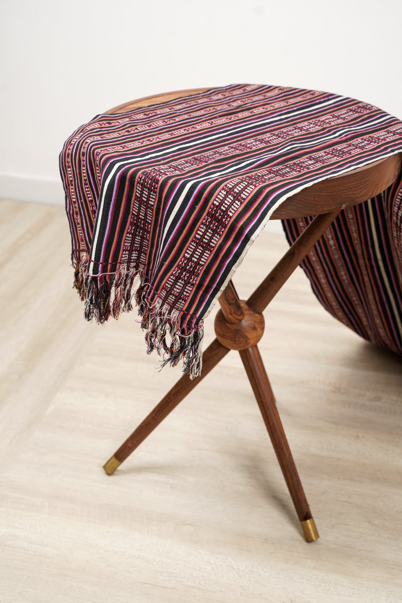 Vintage Bhutanese Cotton Textile 7' x 1'5"