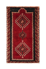 Vintage Turkish prayer Rug 3'10" x 2'4"