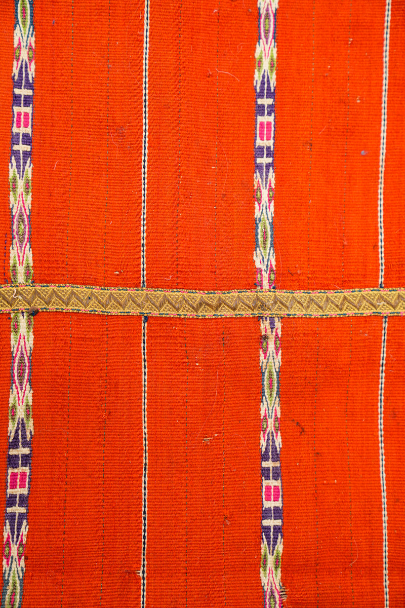 Vintage Bulgarian Folk Textile 2'8" x 1'4"