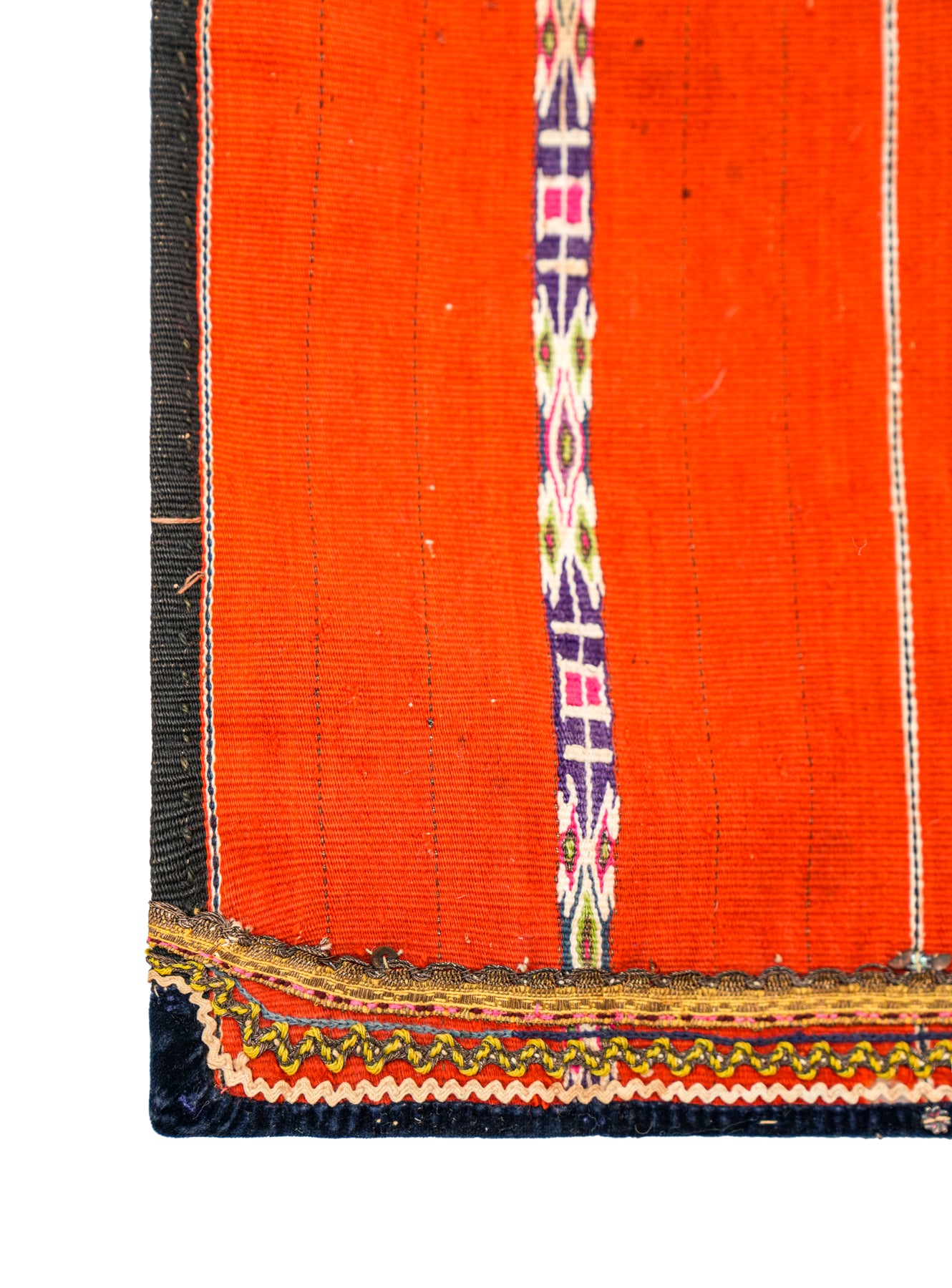 Vintage Bulgarian Folk Textile 2'8" x 1'4"