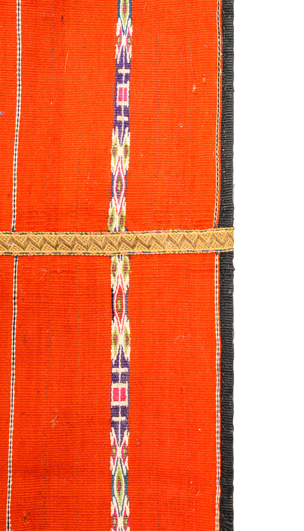 Vintage Bulgarian Folk Textile 2'8" x 1'4"