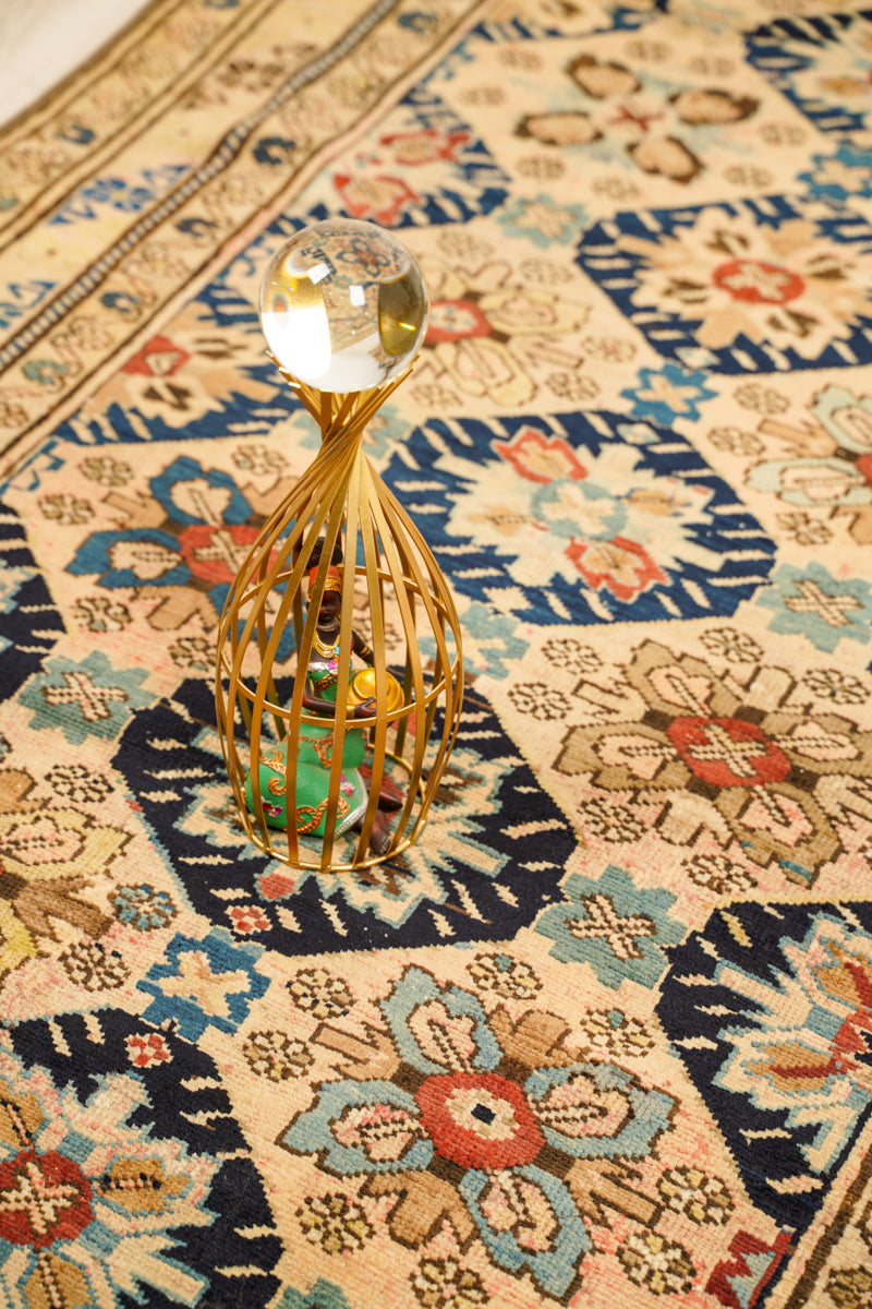 Antique Caucasian Shirvan Hallway Rug 10'6" x 3'7"