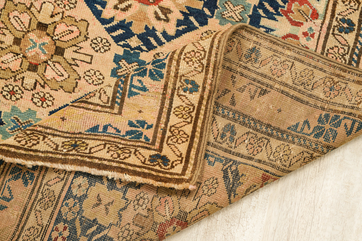 Antique Caucasian Shirvan Hallway Rug 10'6" x 3'7"