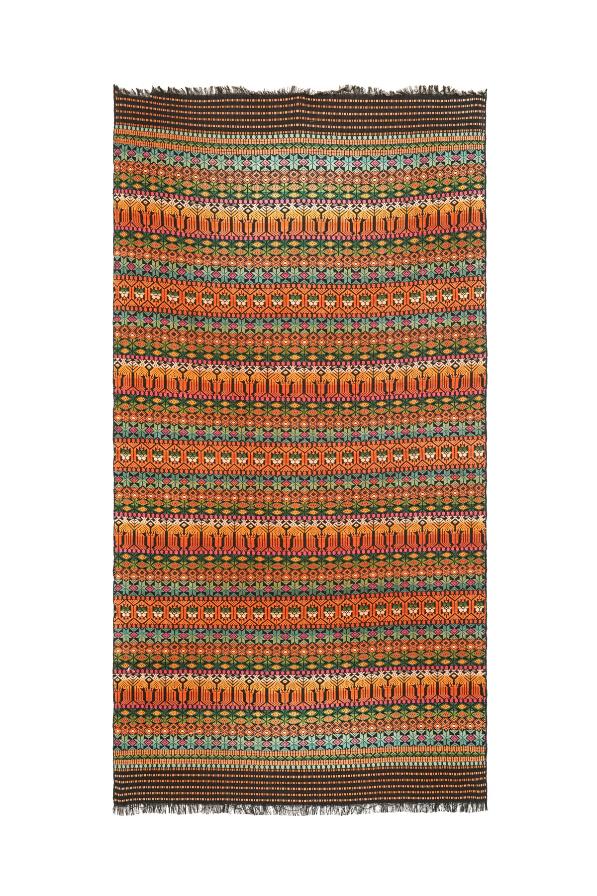 Vintage Guatemalan Nomadic Textile 5'2" x 2'9"
