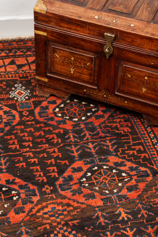 Antique Baloch Tribal Rug 10'1" x 4'8"