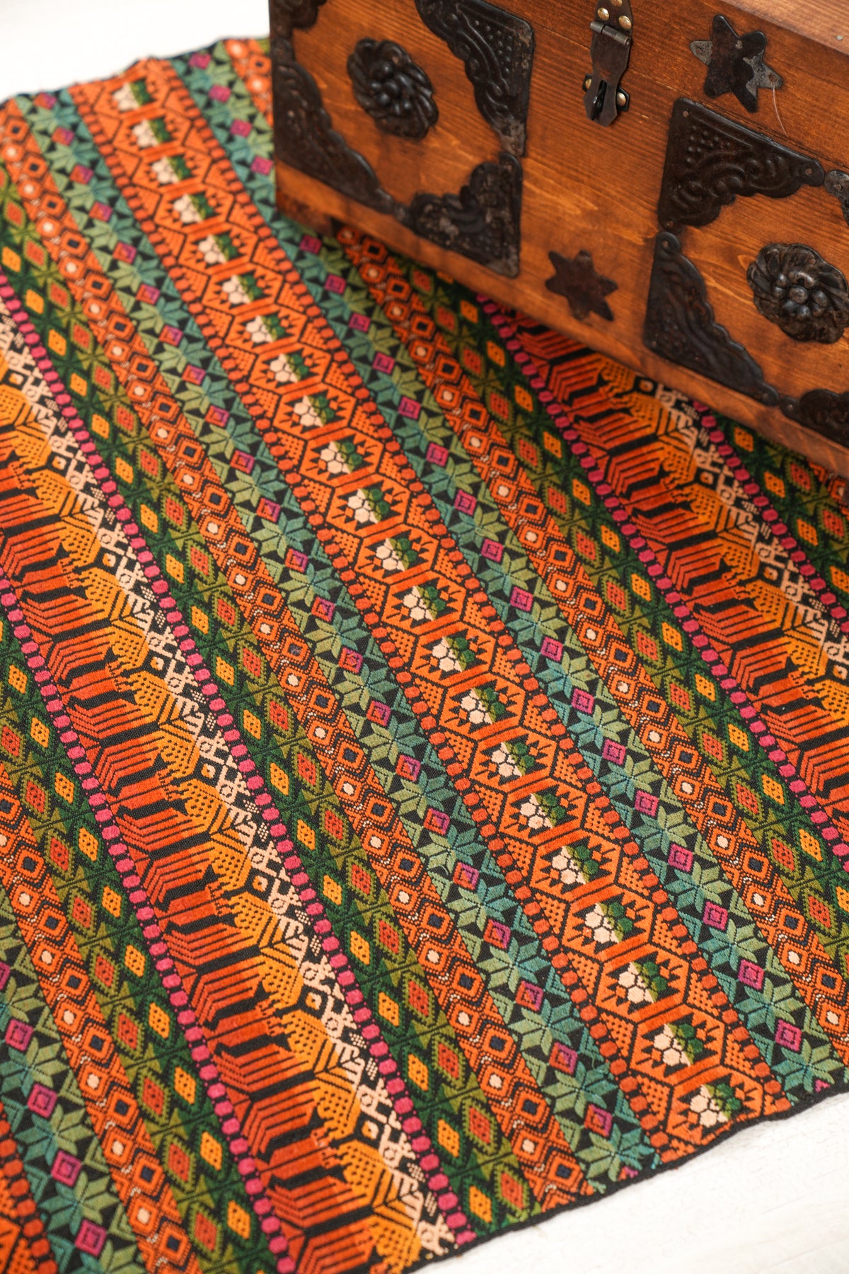 Vintage Guatemalan Nomadic Textile 5'2" x 2'9"