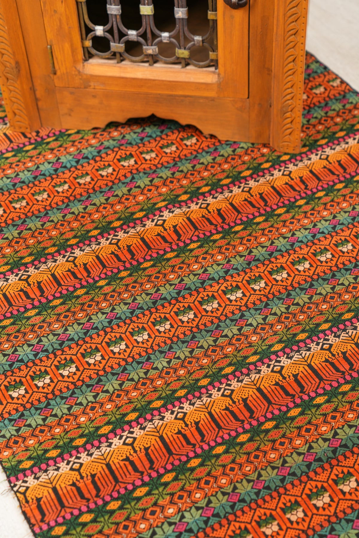Vintage Guatemalan Nomadic Textile 5'2" x 2'9"