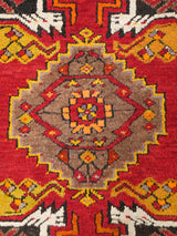 Vintage Turkish tribal Rug 3' x 1'8"