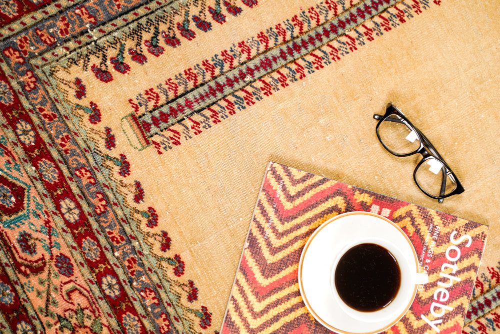 Antique Turkish Bandirma Prayer Rug 5'7" x 4'