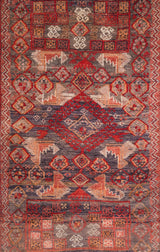 Vintage tribal Baloch Rug 6'3" x 3'2"