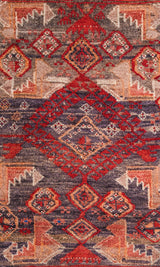 Vintage tribal Baloch Rug 6'3" x 3'2"