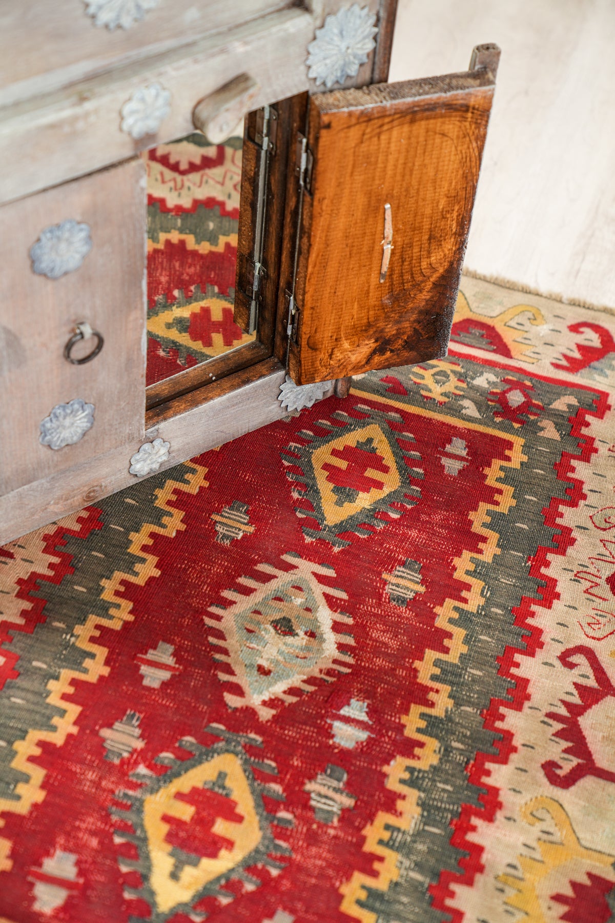 Antique Anatolian Reyhanli Kilim 3' x 2'
