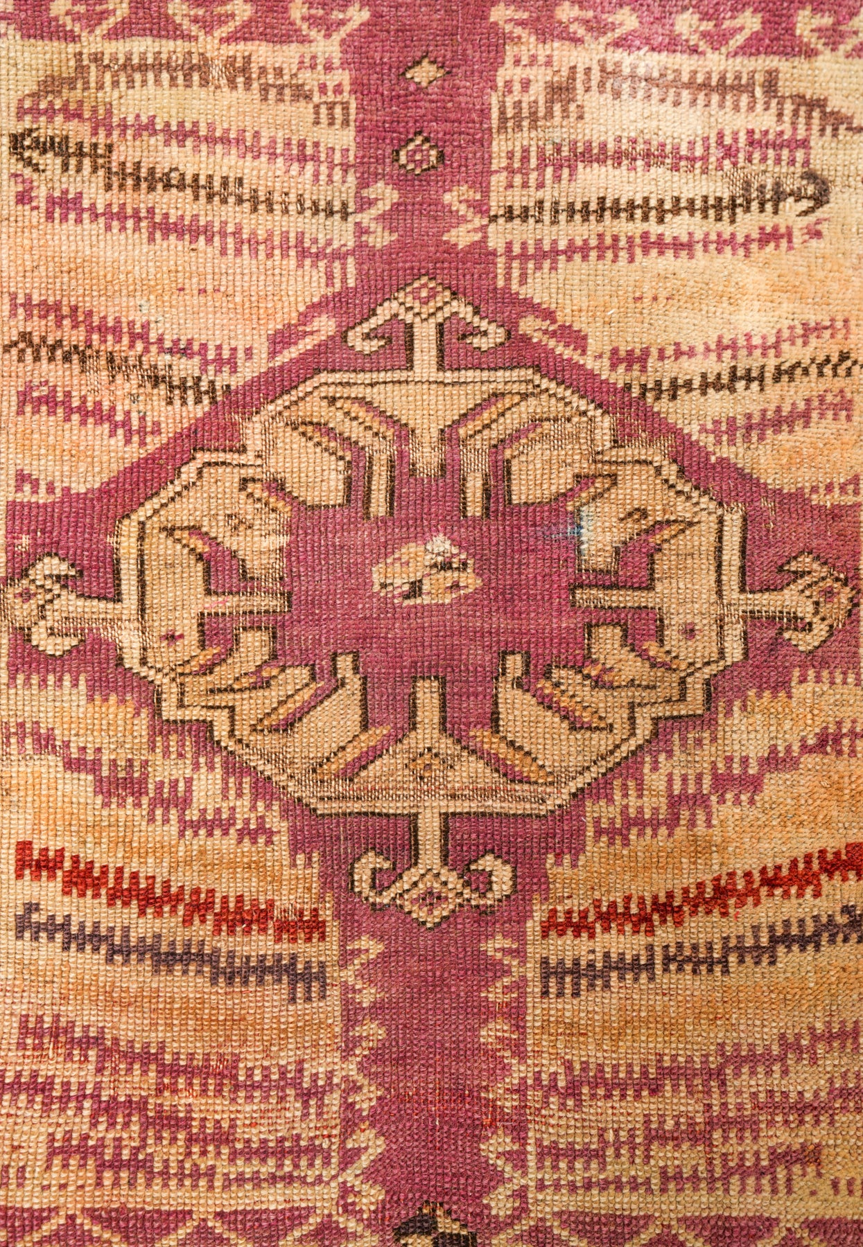Antique Turkish Yastik Rug 2'6" x 1'8"