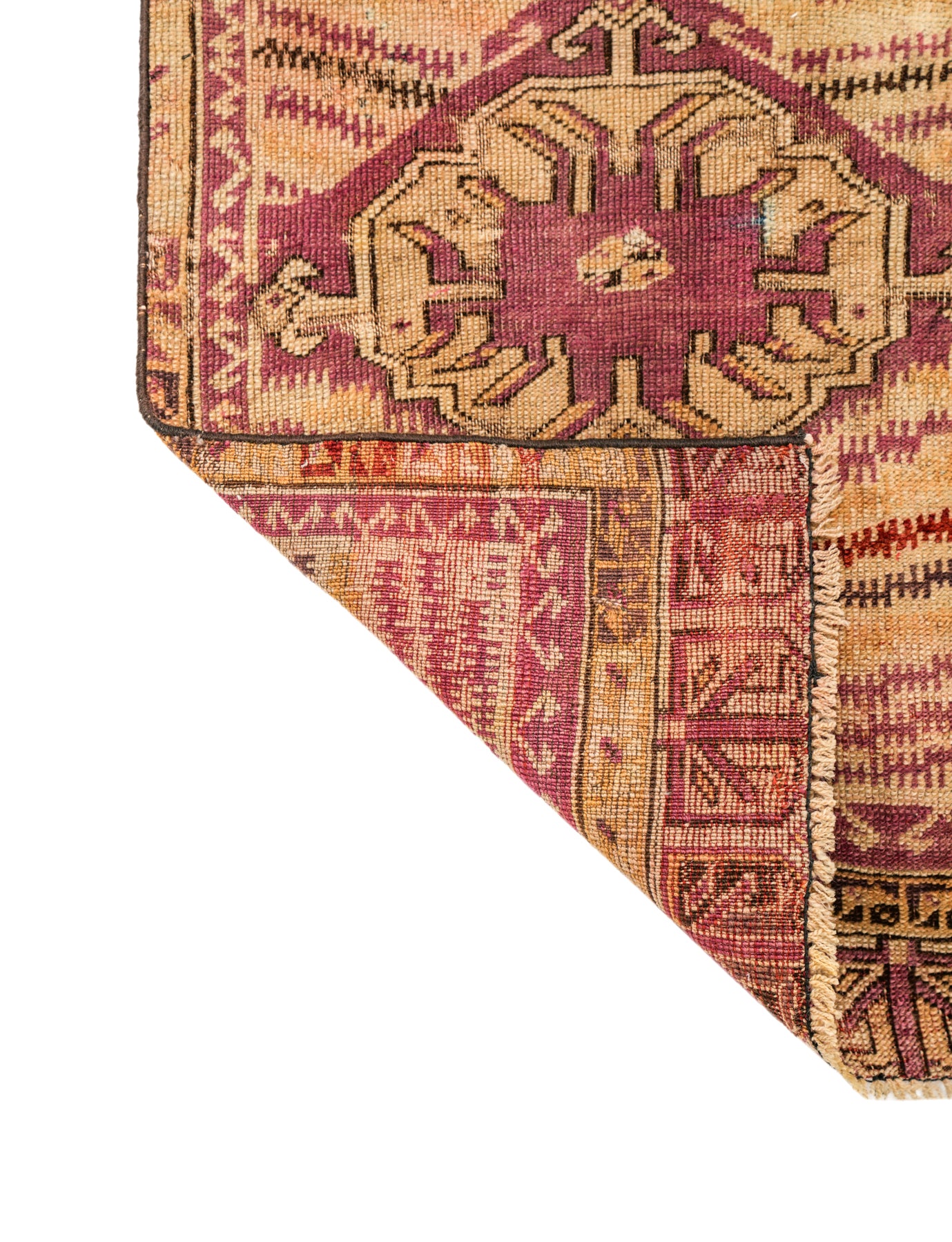Antique Turkish Yastik Rug 2'6" x 1'8"
