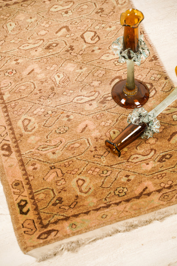 Vintage Turkish Fragment rug 3' x 1'7" (Woven Legends)