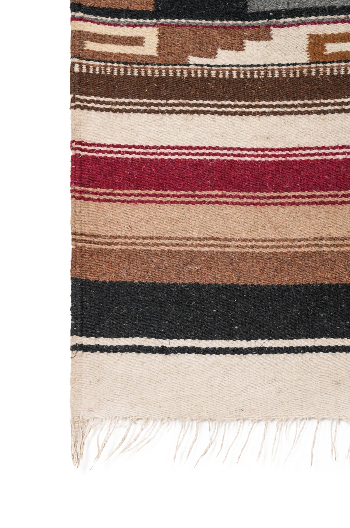 Vintage Peruvian Tribal Tapestry 4'1" x 2'3"