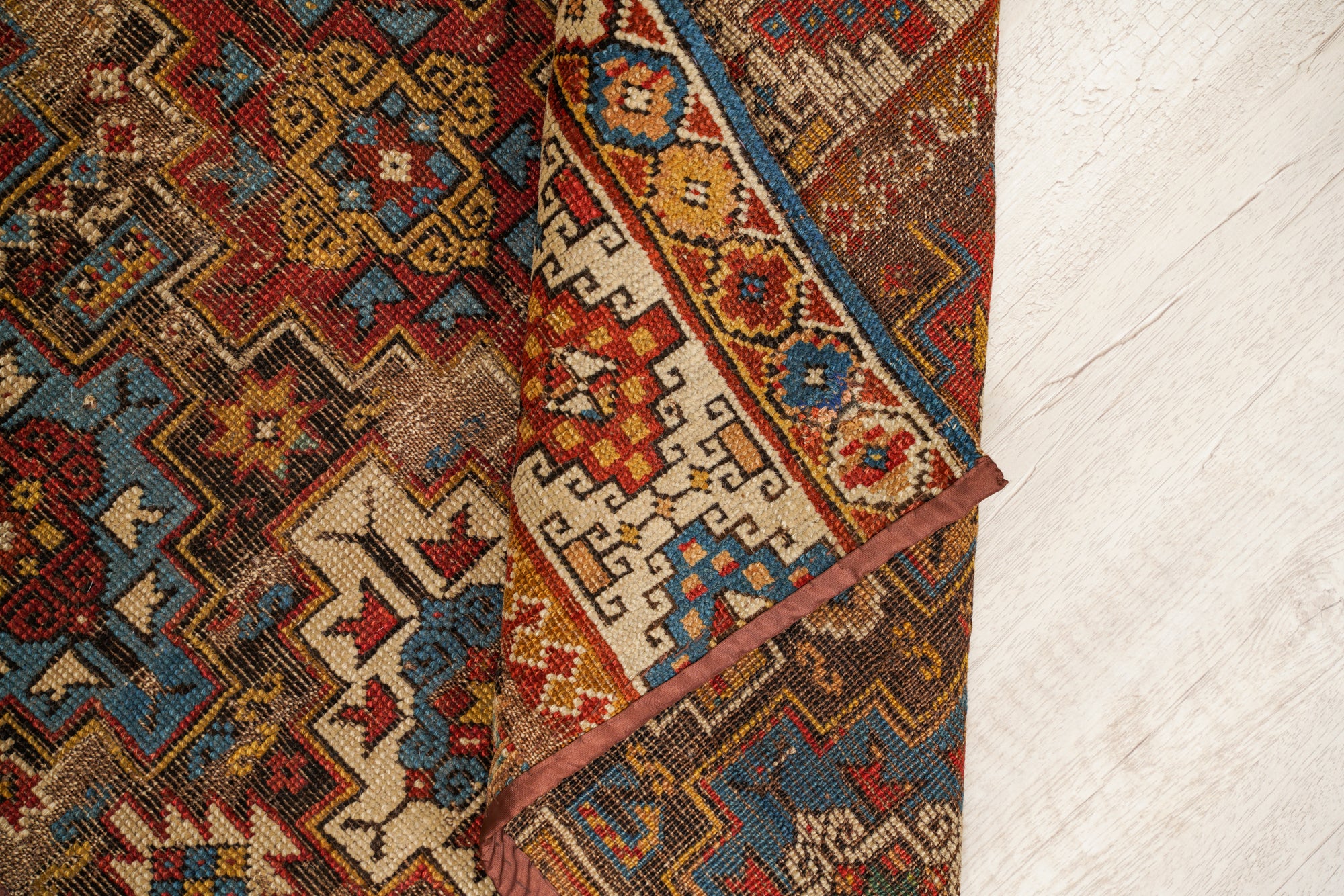 Antique Turkish Konya Rug 2'4" x 2'2" (Fragment)