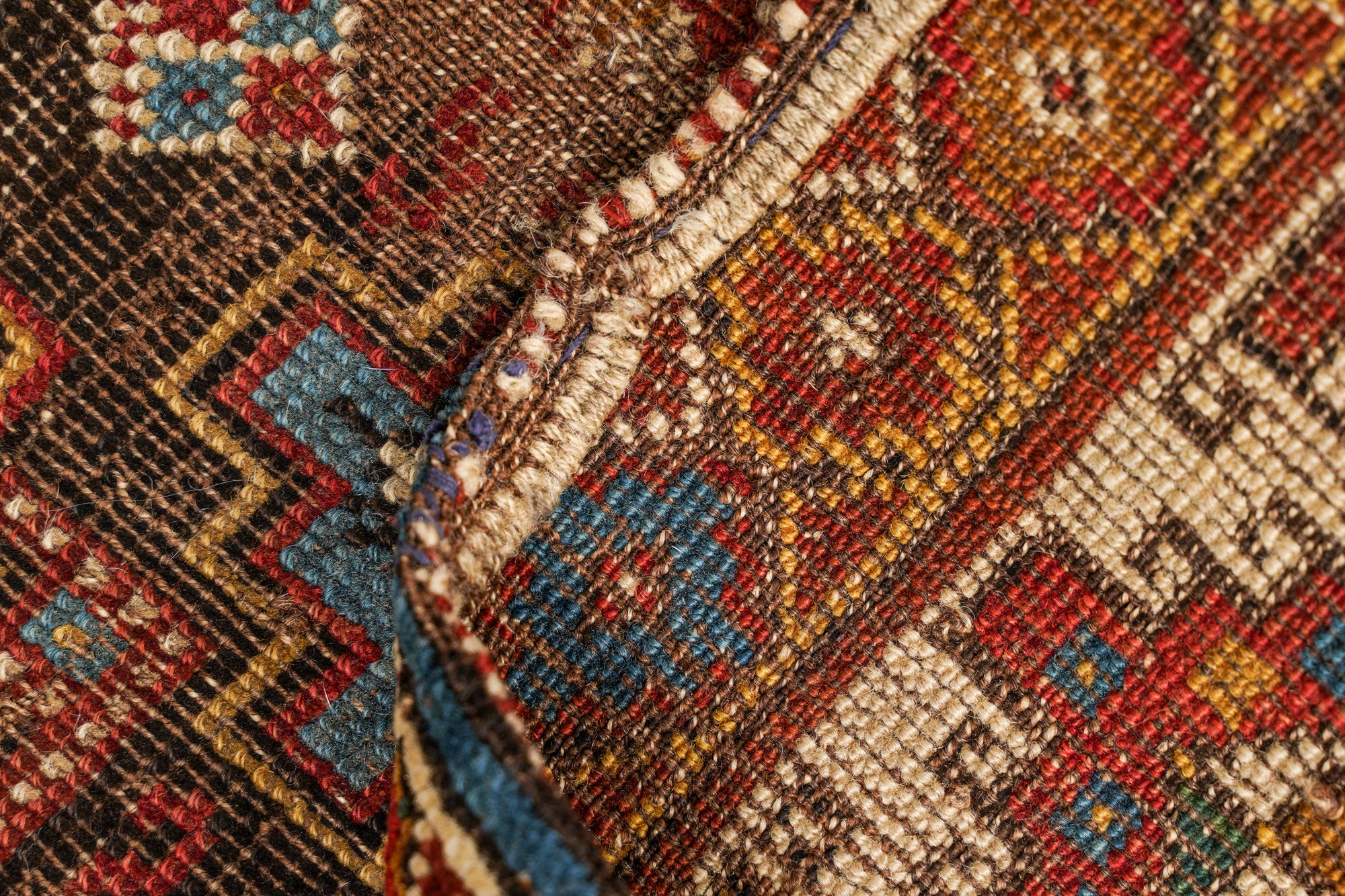 Antique Turkish Konya Rug 2'4" x 2'2" (Fragment)