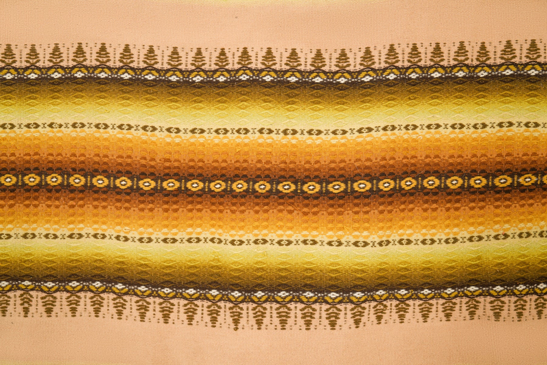 Vintage Scandinavian Loom Textile 7' x 5'3"
