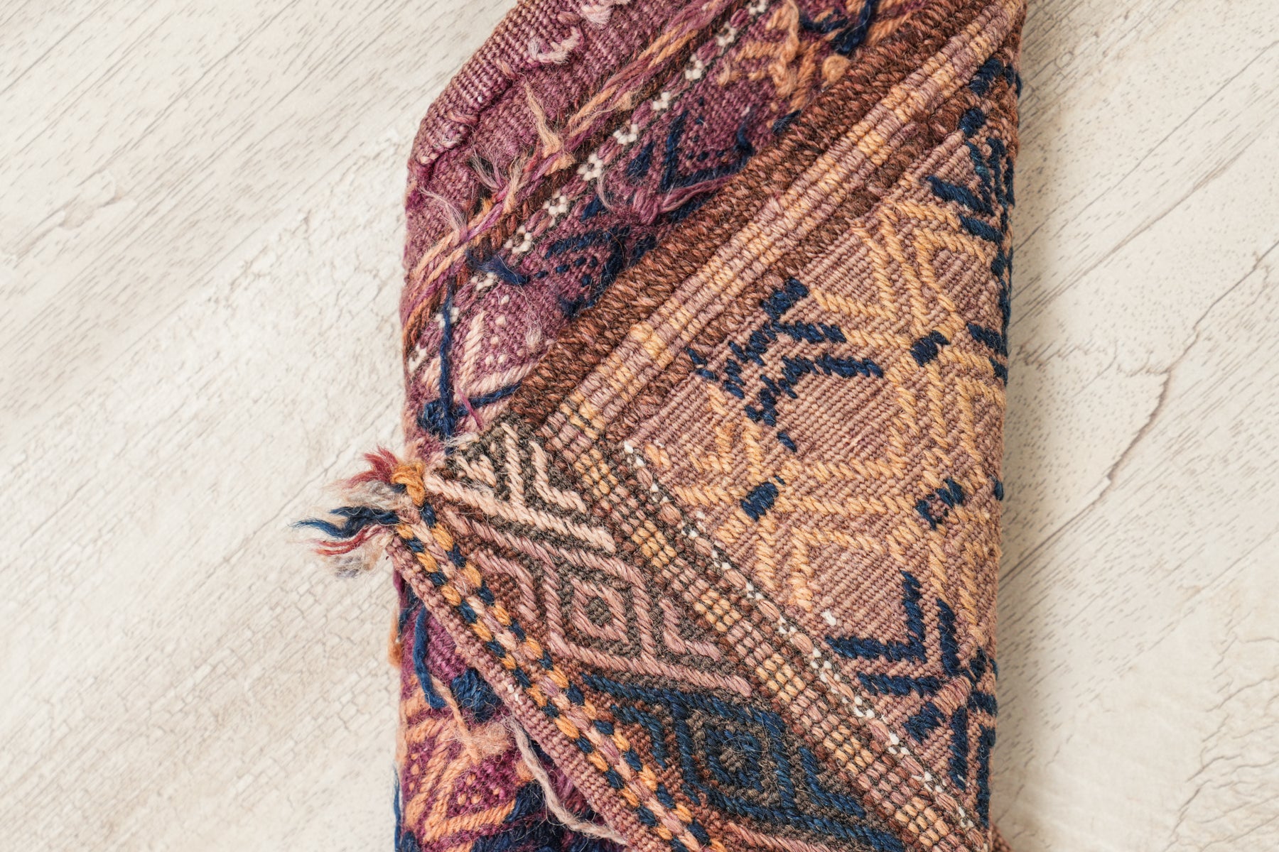 Antique Turkmen Tekke Torba Kilim 2'10" x 9"