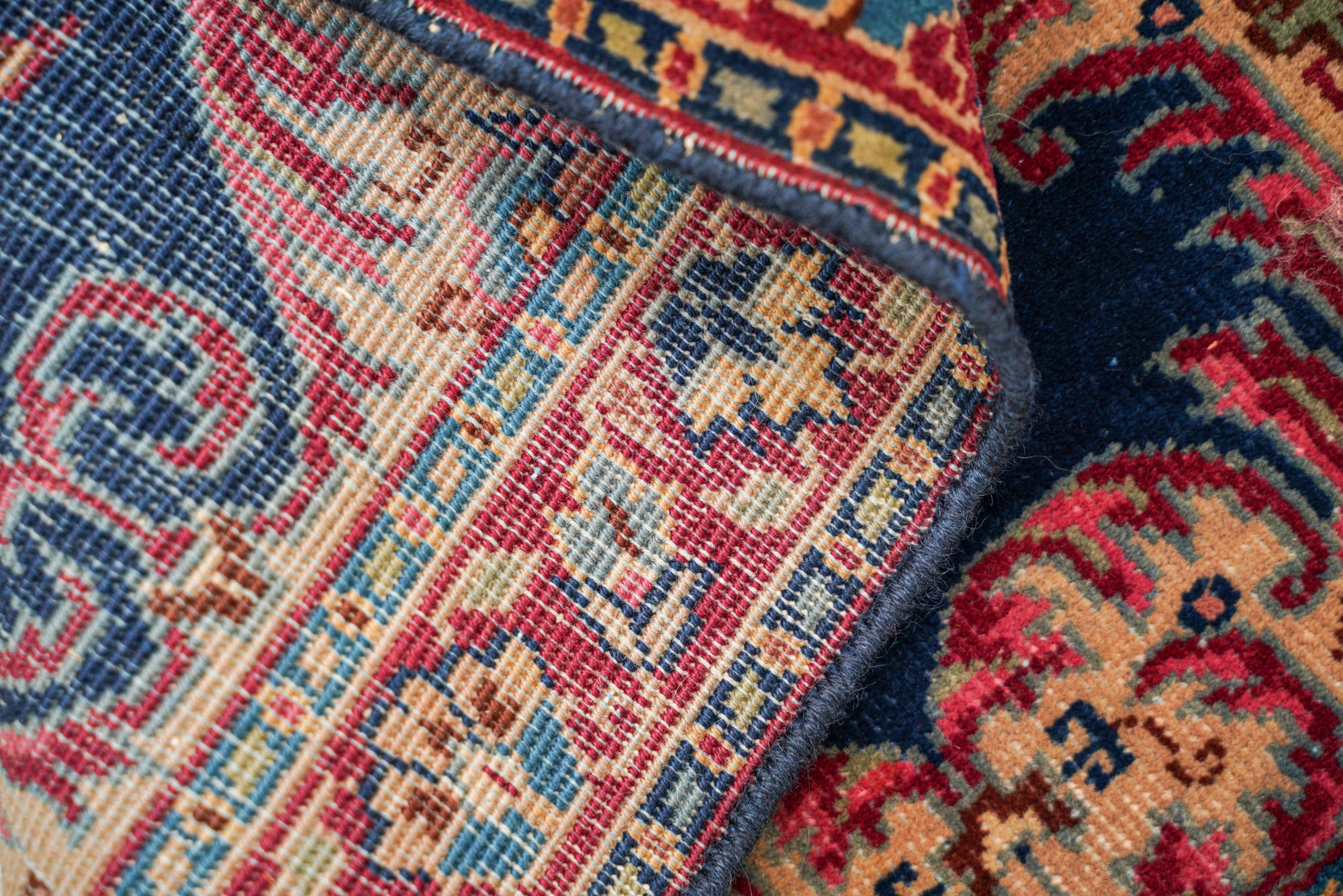 Vintage Turkish Sparta Rug 2' x 1'7"