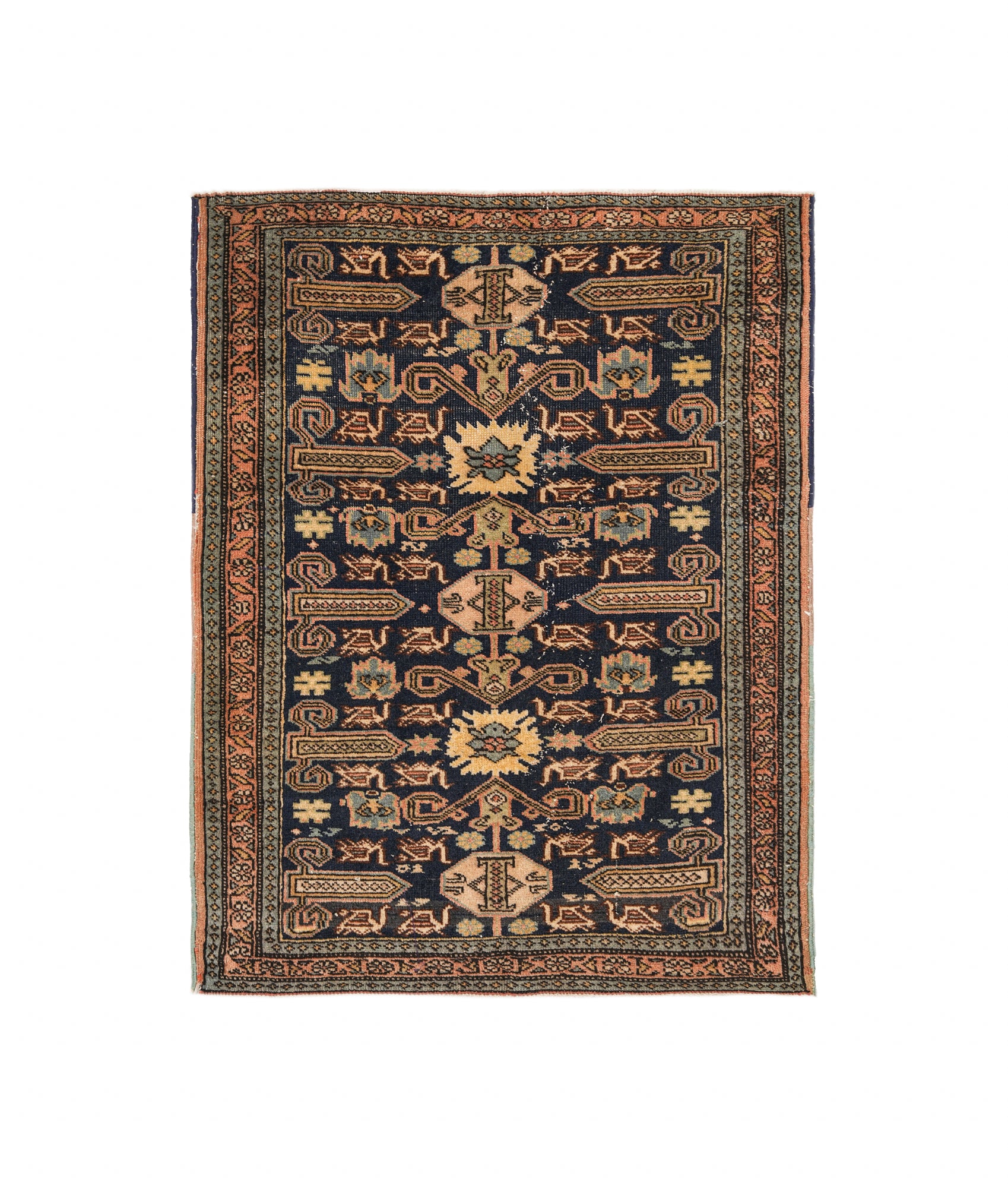 Antique Caucasian Perpedil Shirvan 3'4"x 2'7"