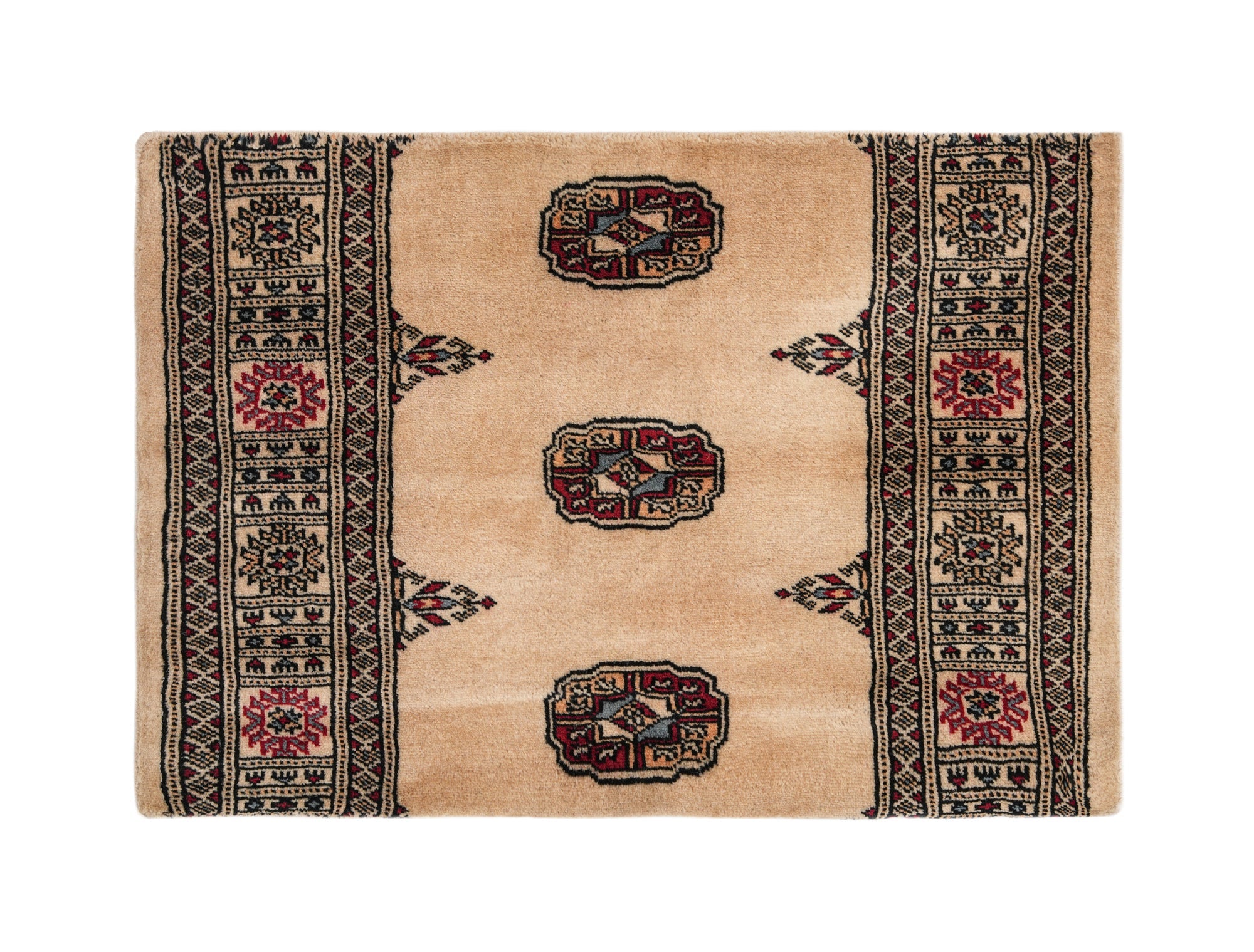 Vintage Bokhara Fragment Rug 2'7" x 1'9"