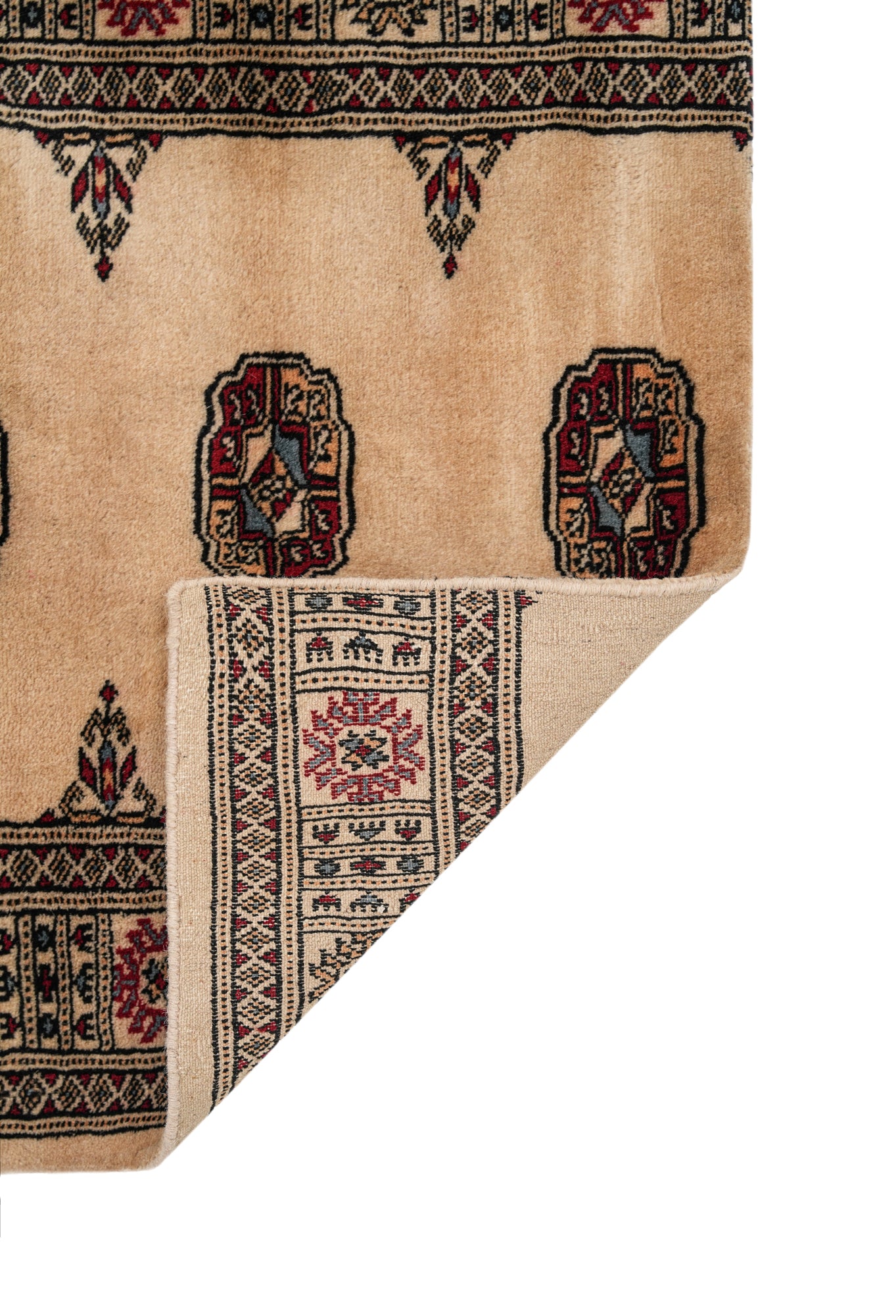 Vintage Bokhara Fragment Rug 2'7" x 1'9"