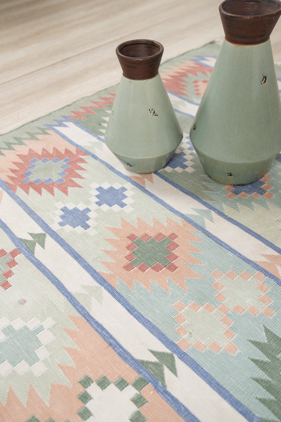 Vintage Indian Dhurrie Kilim 5'7" x 3'4"