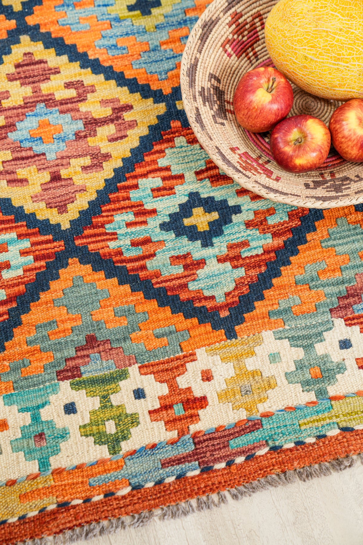 Modern Afghan Shirvan Kilim 4'2" x 3'