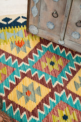 Modern Afghan Shirvan Kilim 4'8" x 3'5"