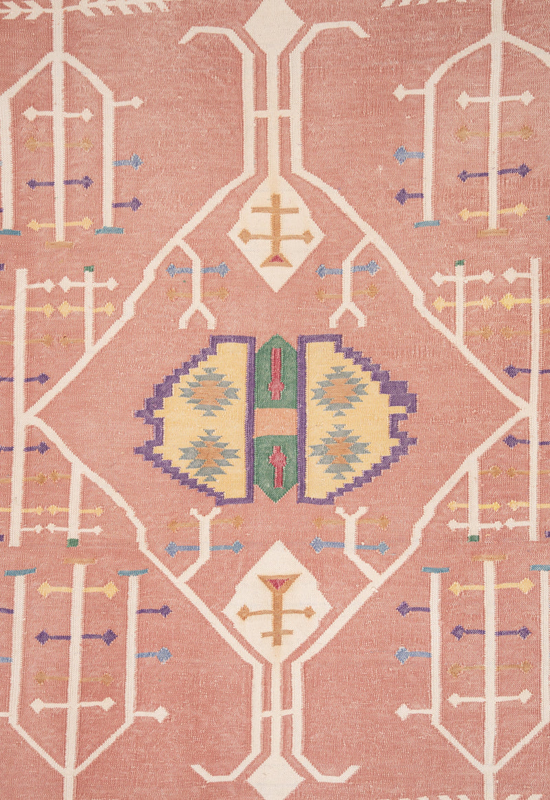 Vintage Indian Dhurrie Kilim 9' x 5'10"