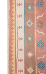 Vintage Indian Dhurrie Kilim 9' x 5'10"