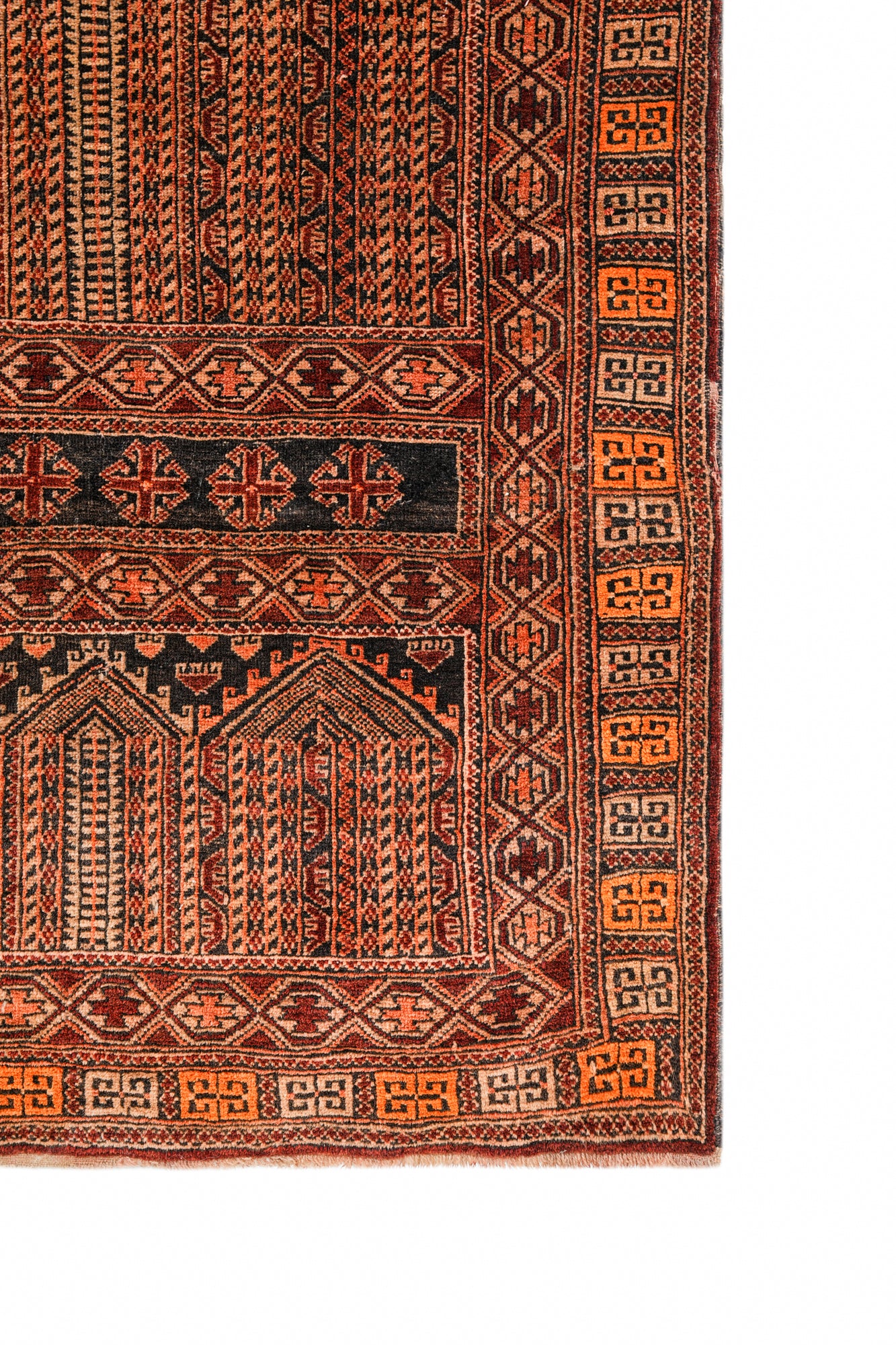 Vintage Balouch Rug 4'3" x 3'3"