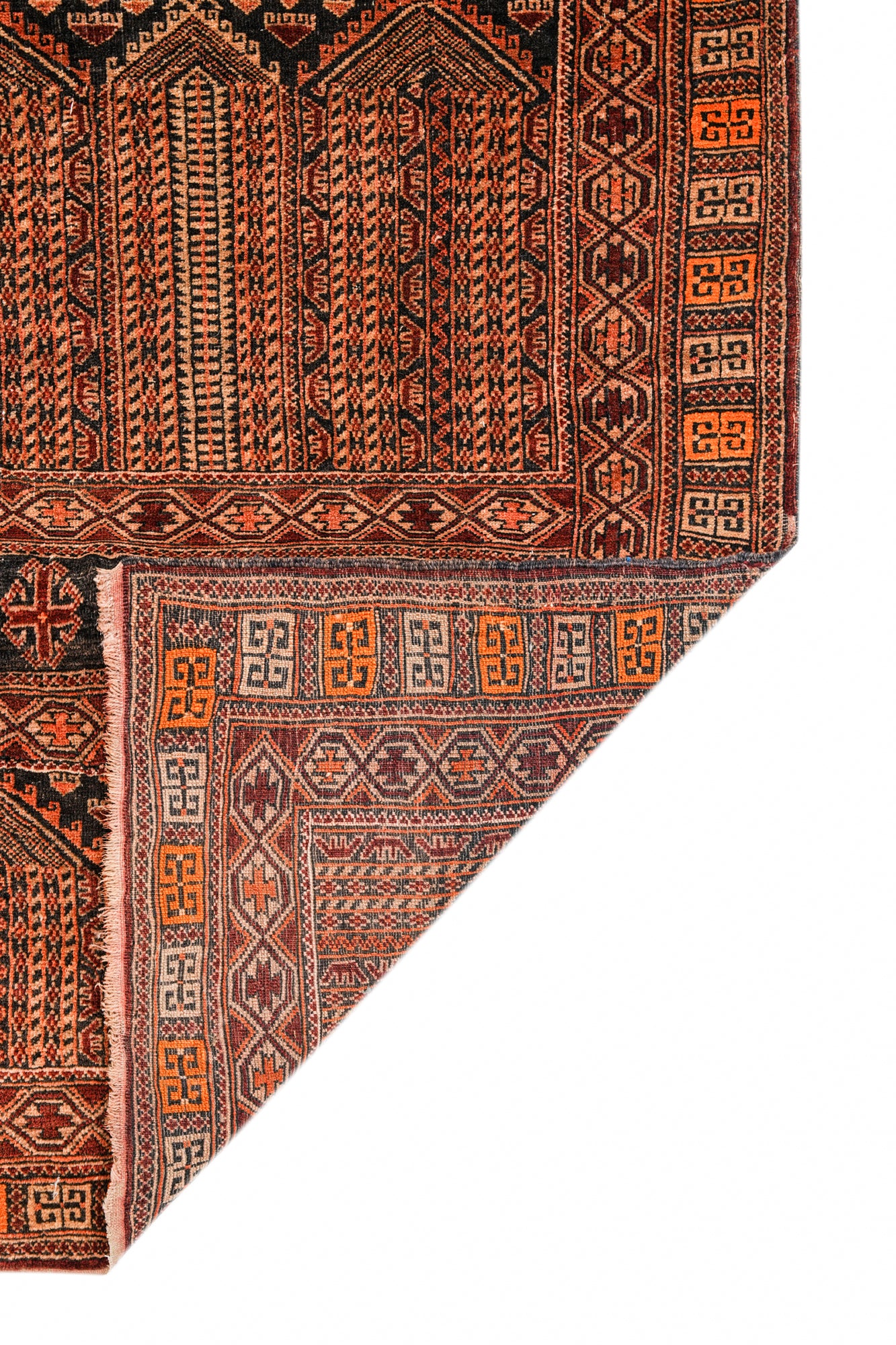 Vintage Balouch Rug 4'3" x 3'3"