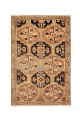 Vintage Turkmen Rug 6'5" x 4'4"