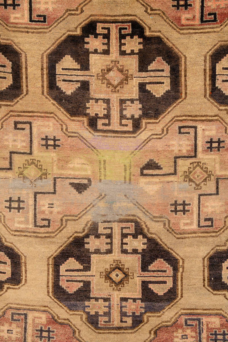 Vintage Turkmen Rug 6'5" x 4'4"