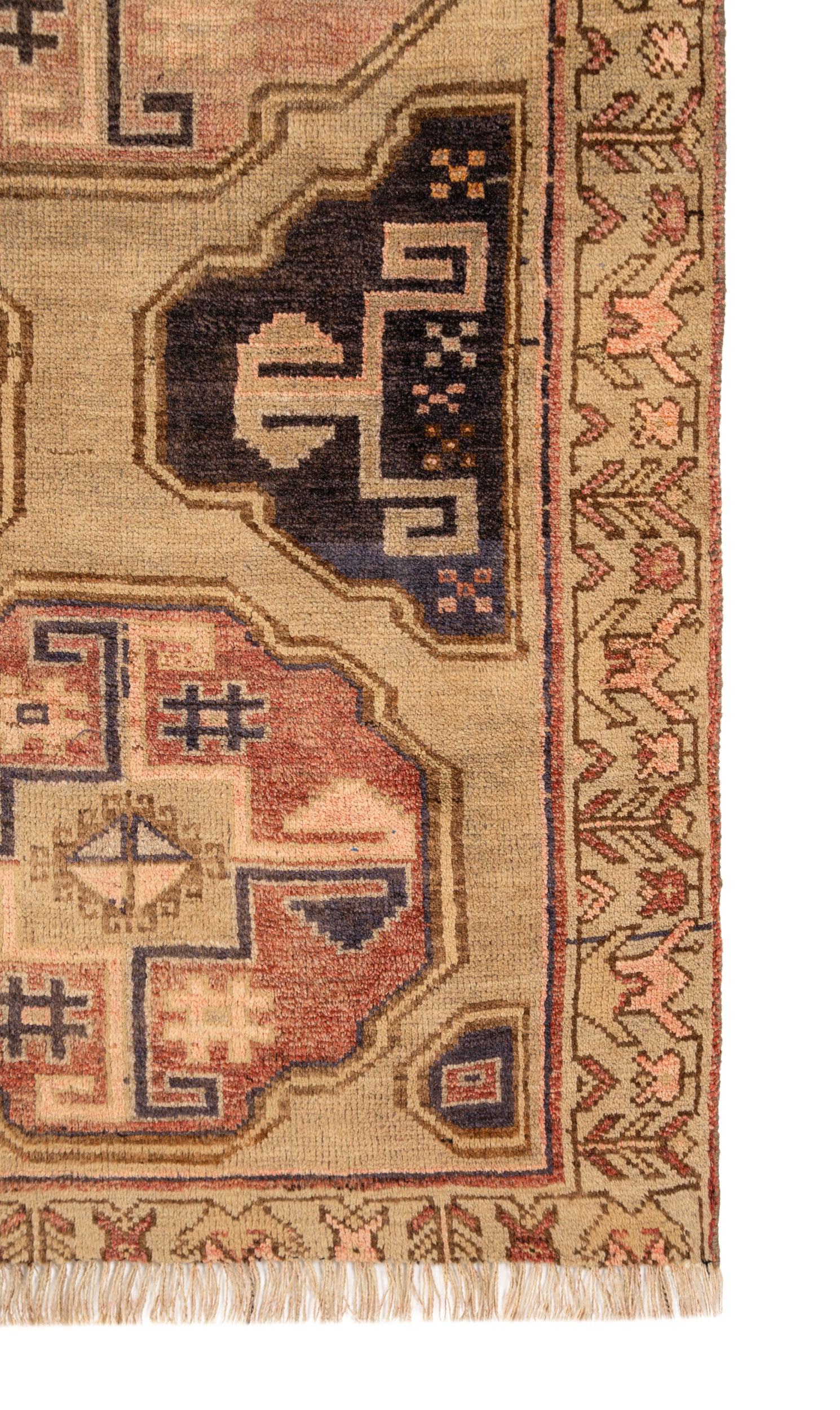 Vintage Turkmen Rug 6'5" x 4'4"