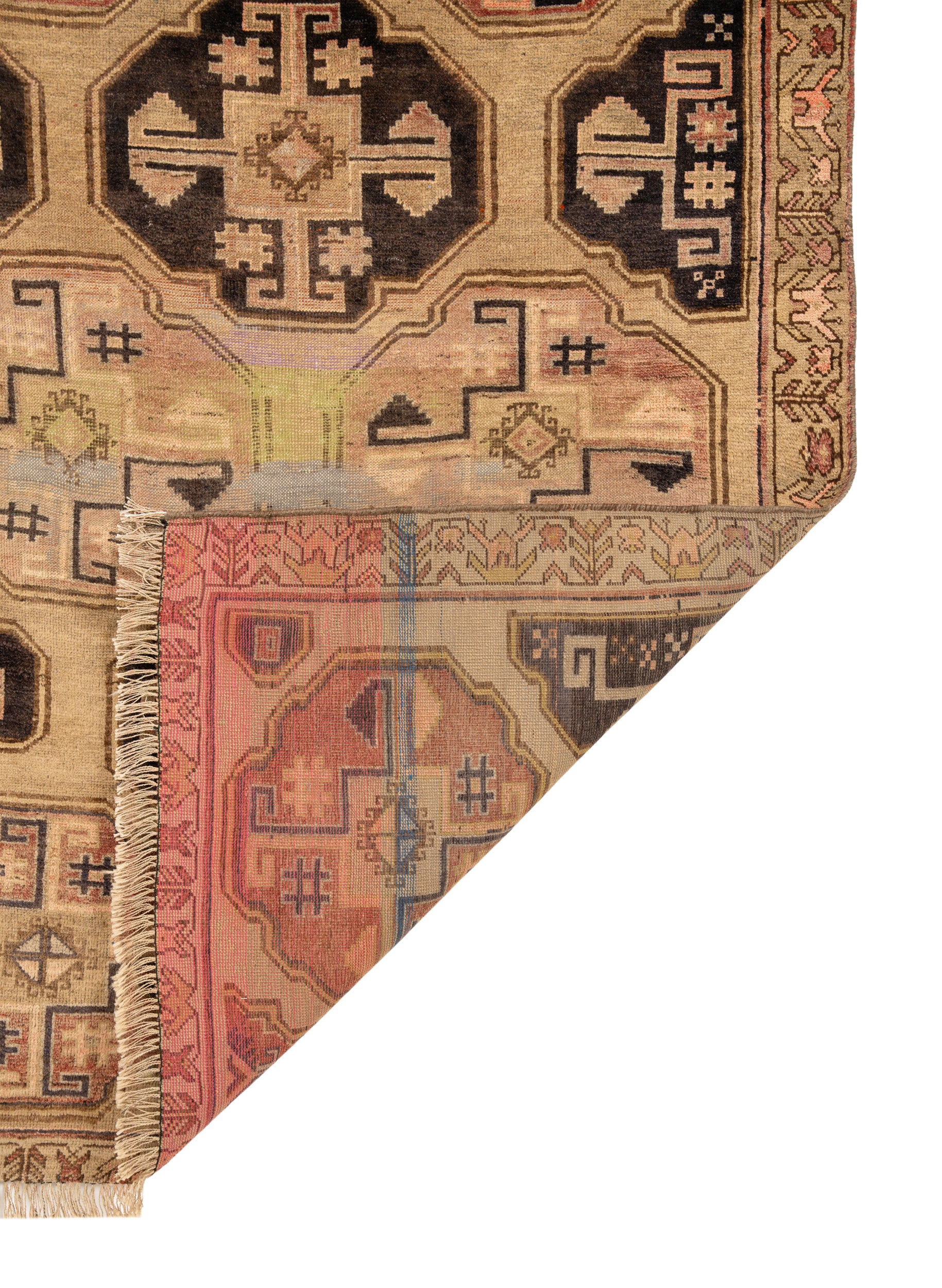 Vintage Turkmen Rug 6'5" x 4'4"