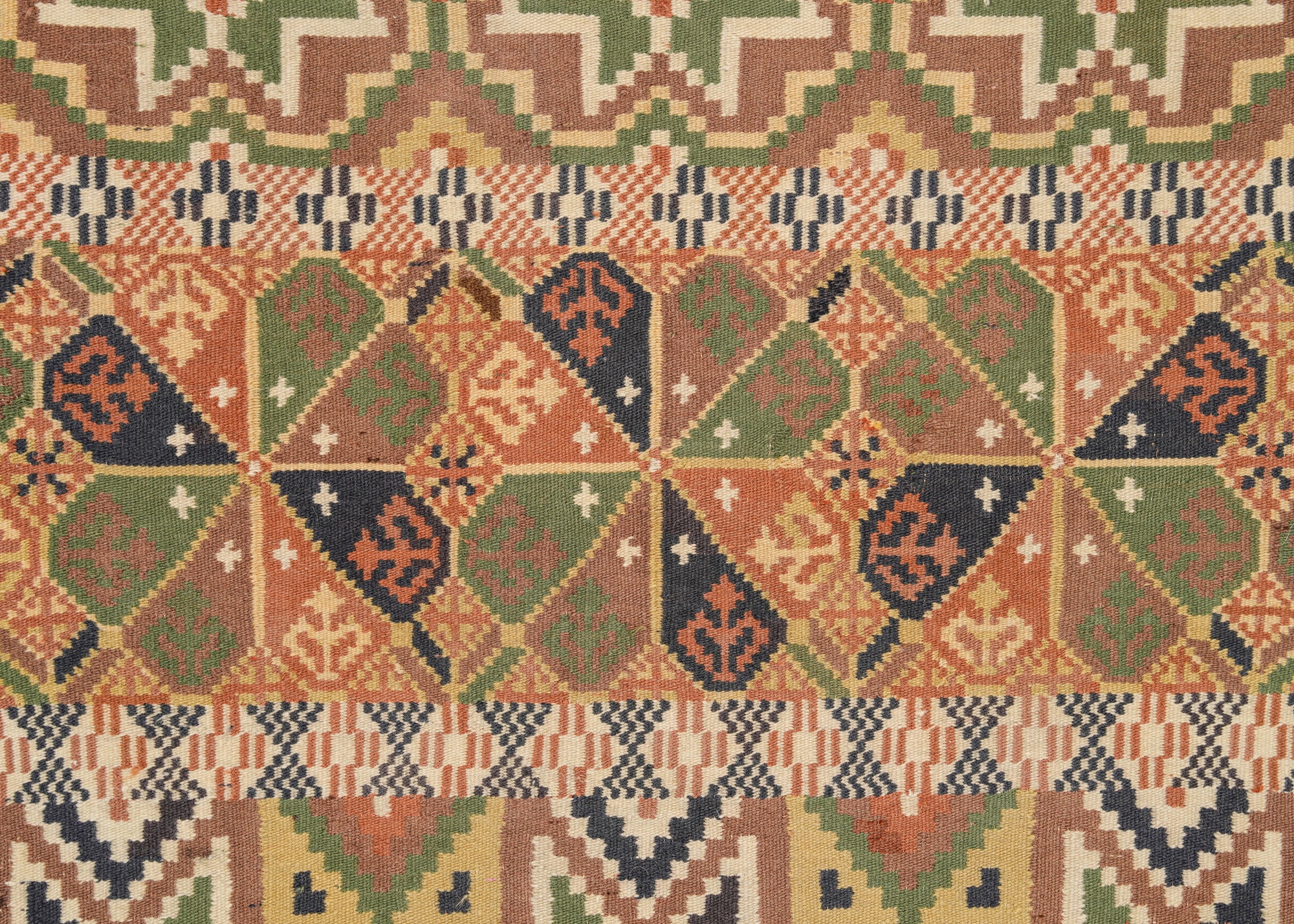 Vintage Swedish Textile 6'10" x 2'4"