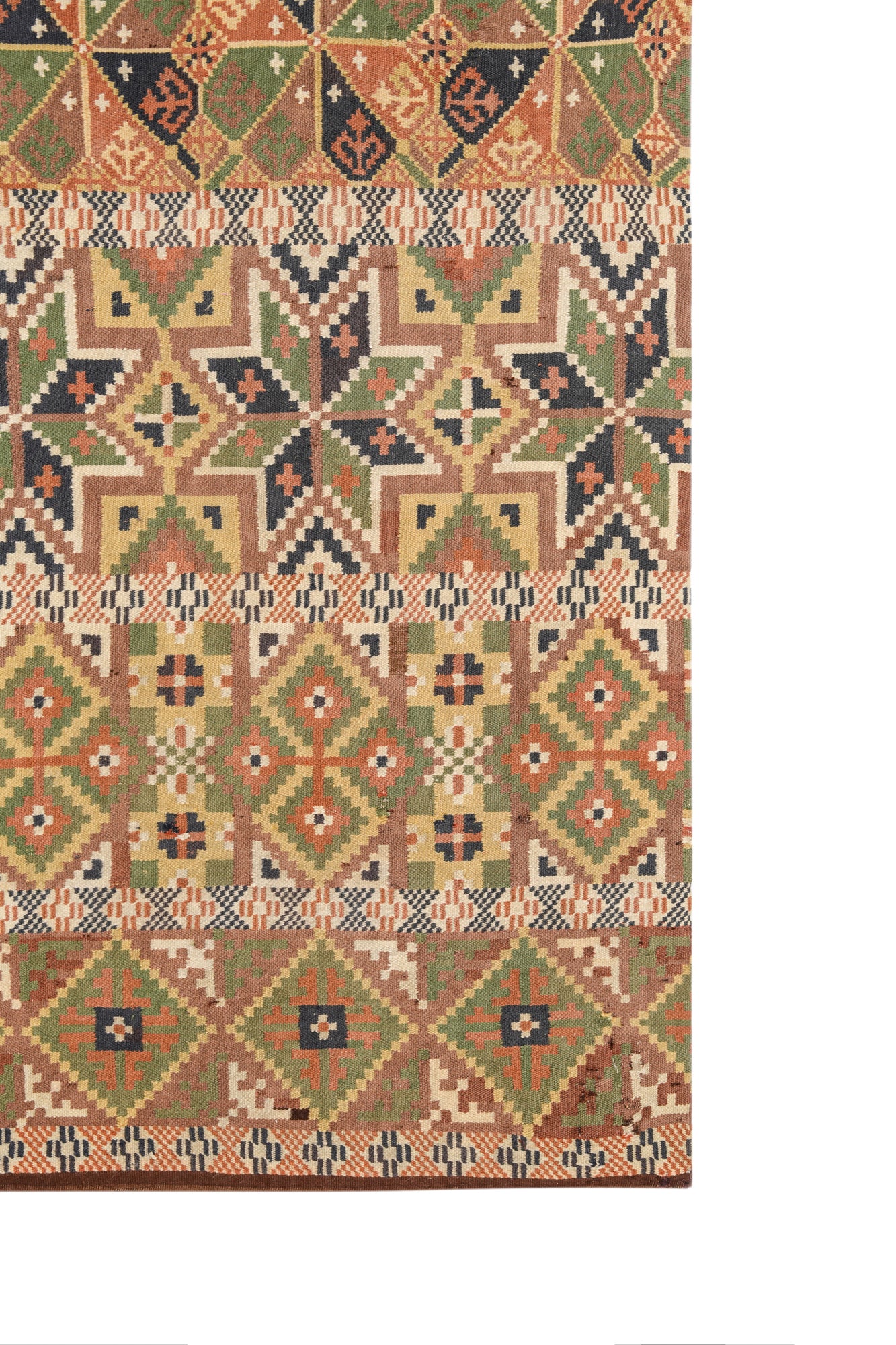 Vintage Swedish Textile 6'10" x 2'4"