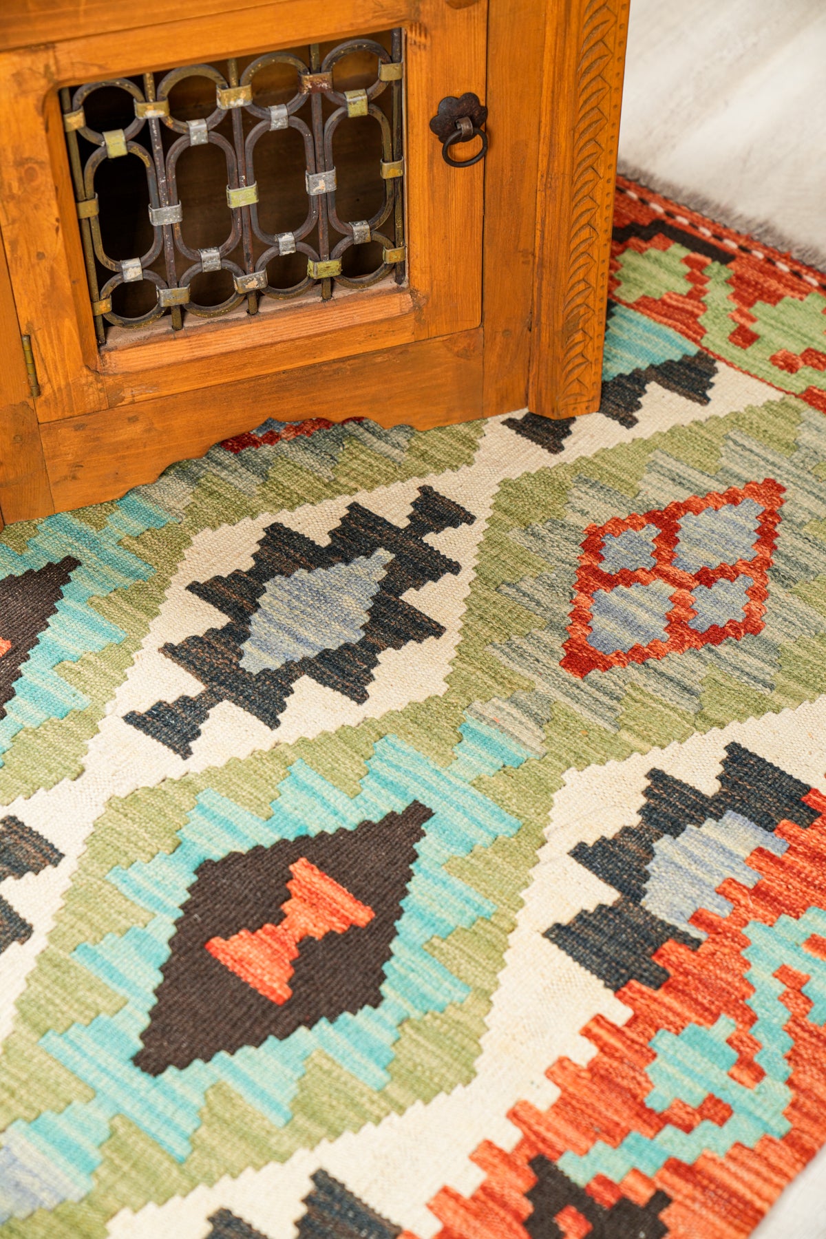 Modern Afghan Anatolian Kilim 5' x 3'4"