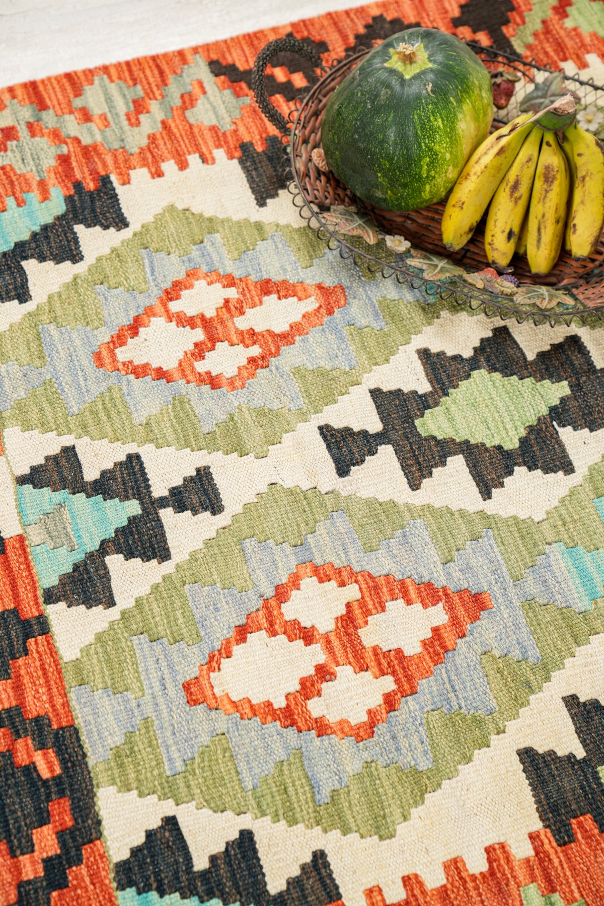 Modern Afghan Anatolian Kilim 5' x 3'4"