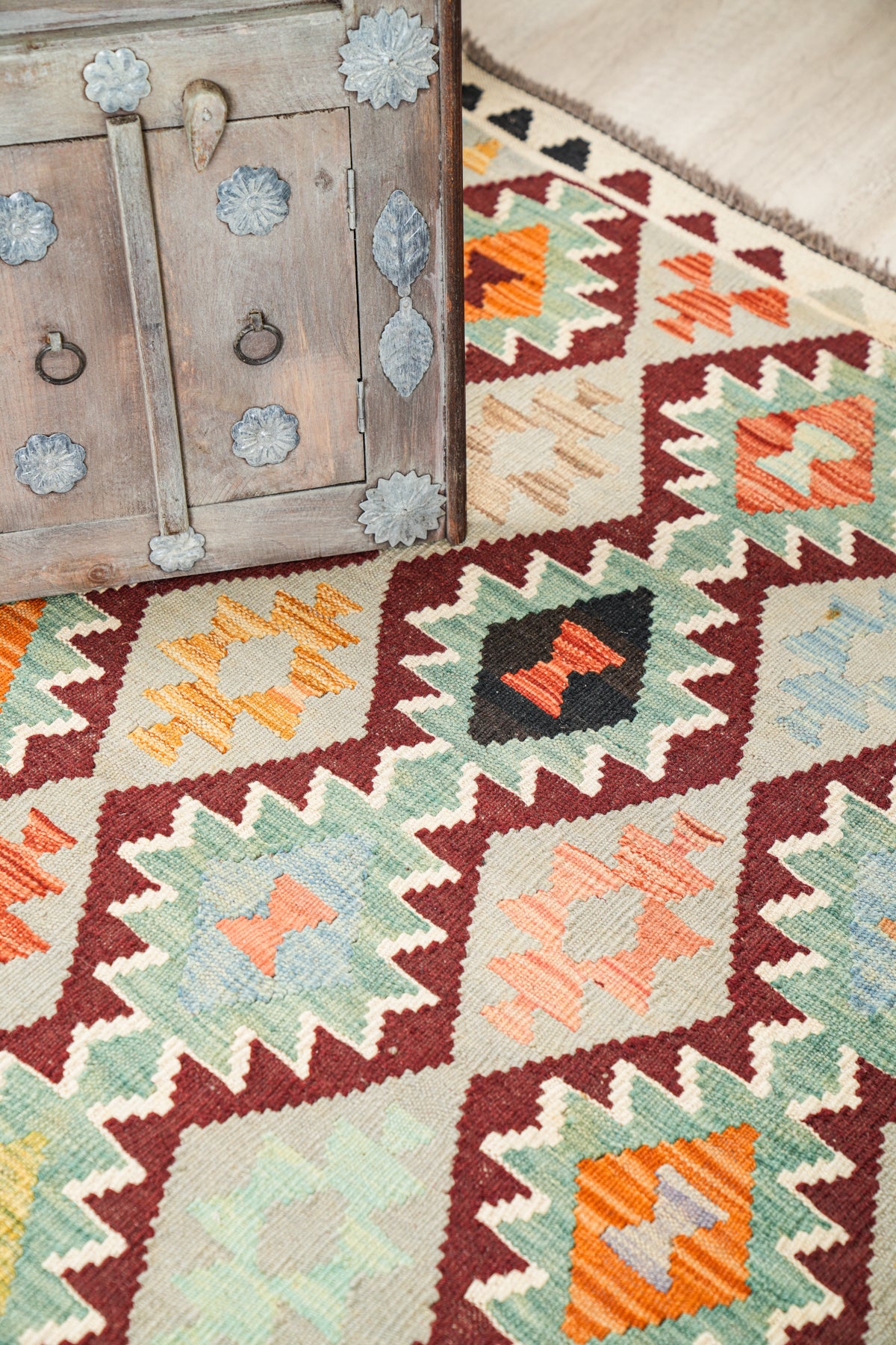 Modern Afghan Anatolian Kilim 5' x 3'5"