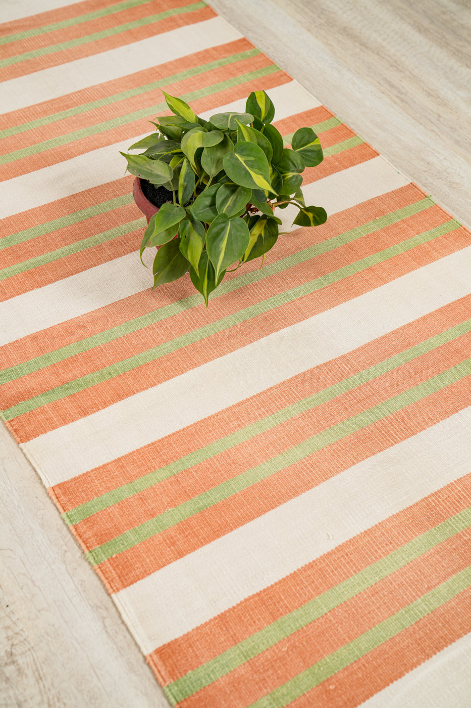 Vintage Indian Hallway Kilim 10' x 2'6"