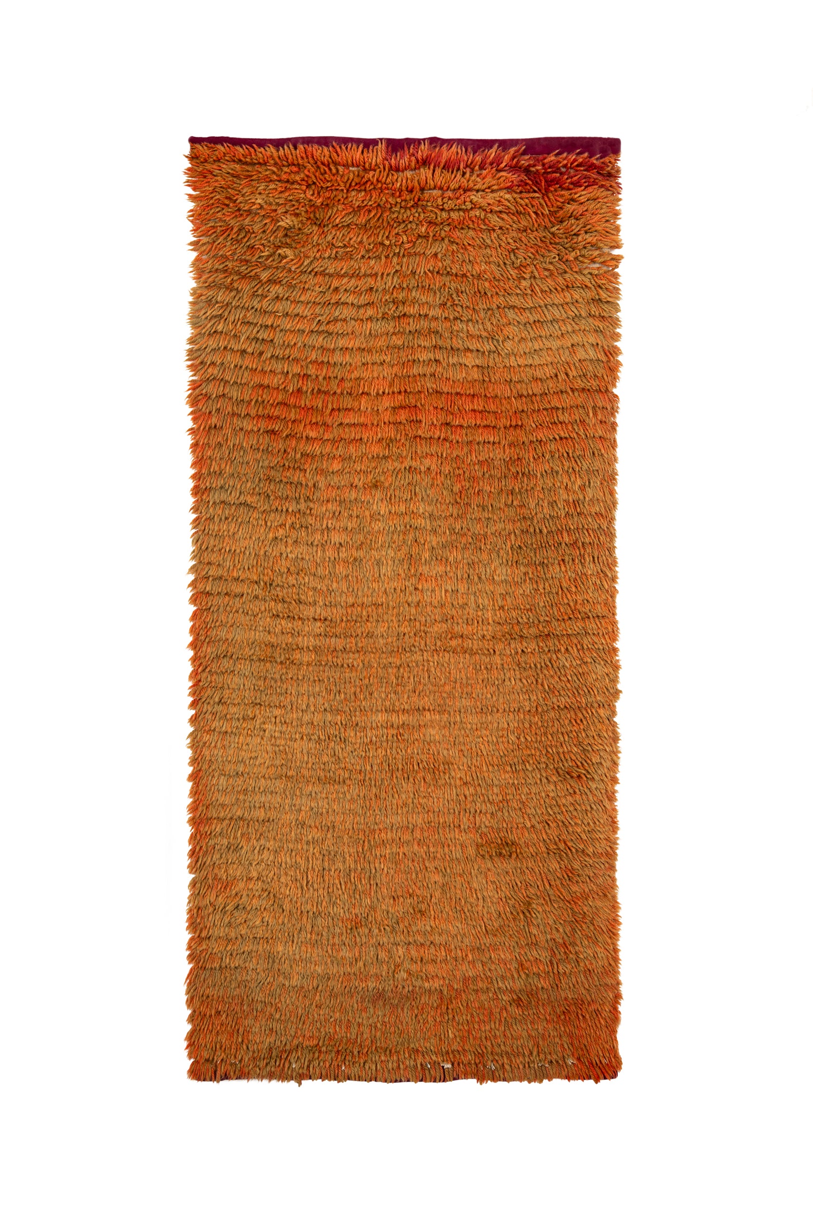 Vintage Scandinavian Rya Rug  4'8" x 2'2"