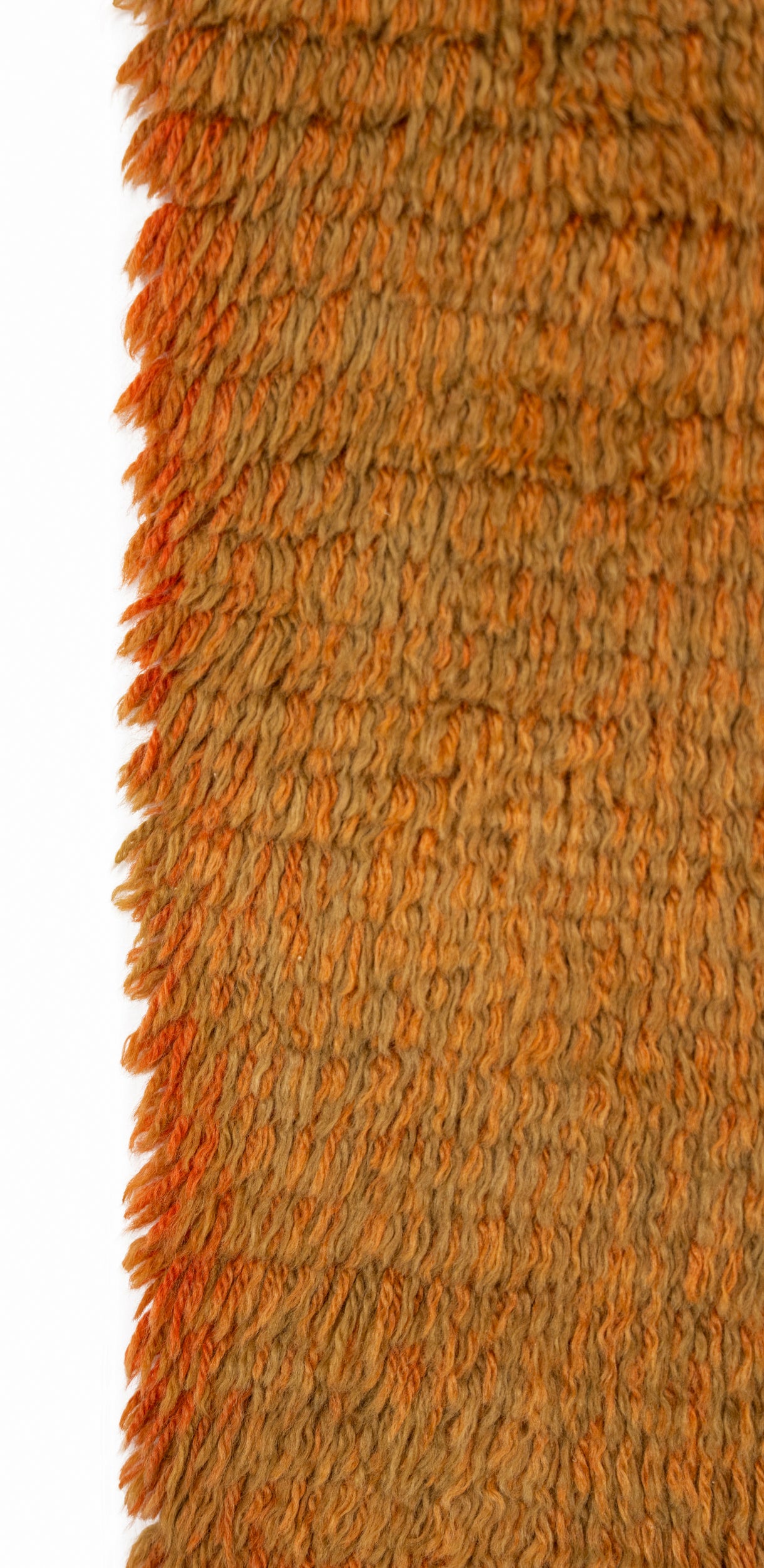 Vintage Scandinavian Rya Rug  4'8" x 2'2"