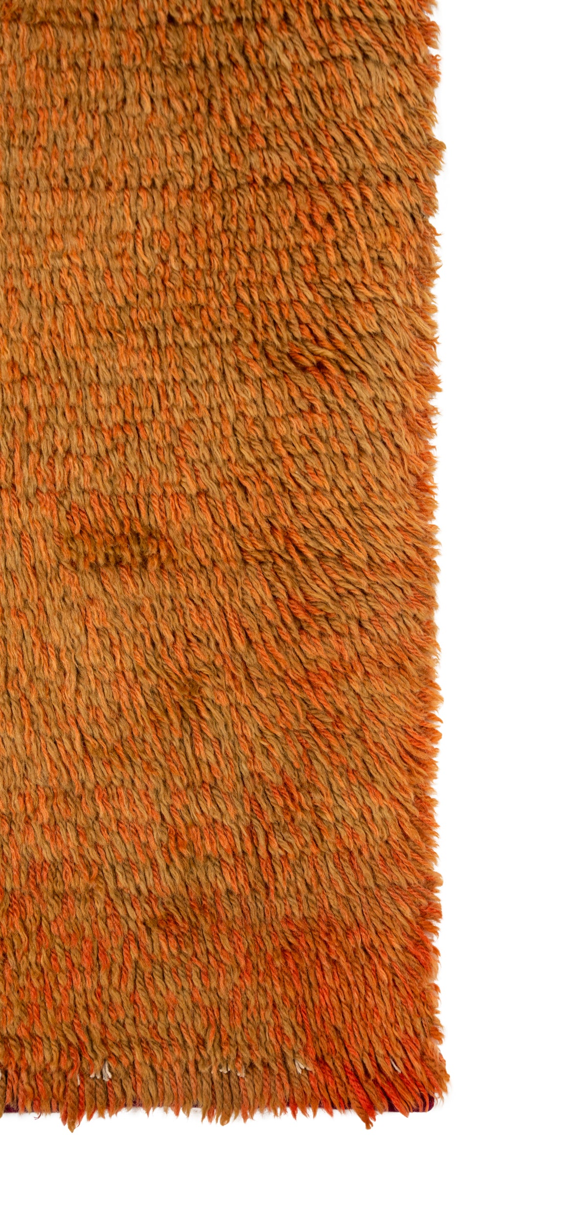 Vintage Scandinavian Rya Rug  4'8" x 2'2"