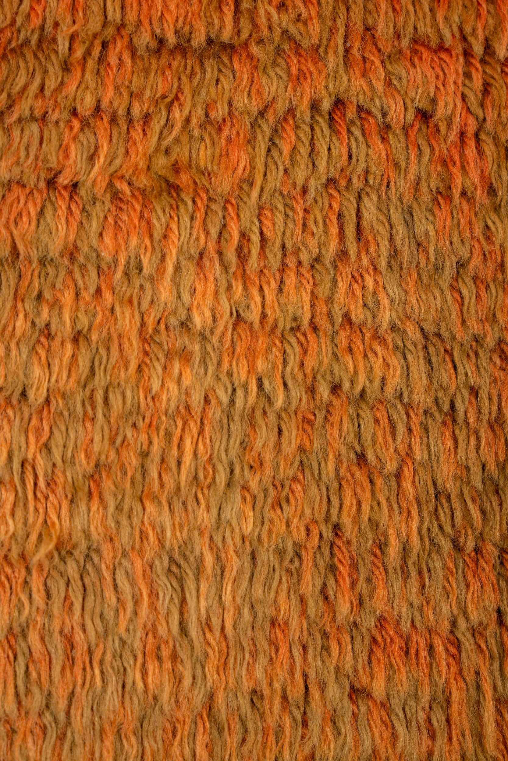 Vintage Scandinavian Rya Rug  4'8" x 2'2"