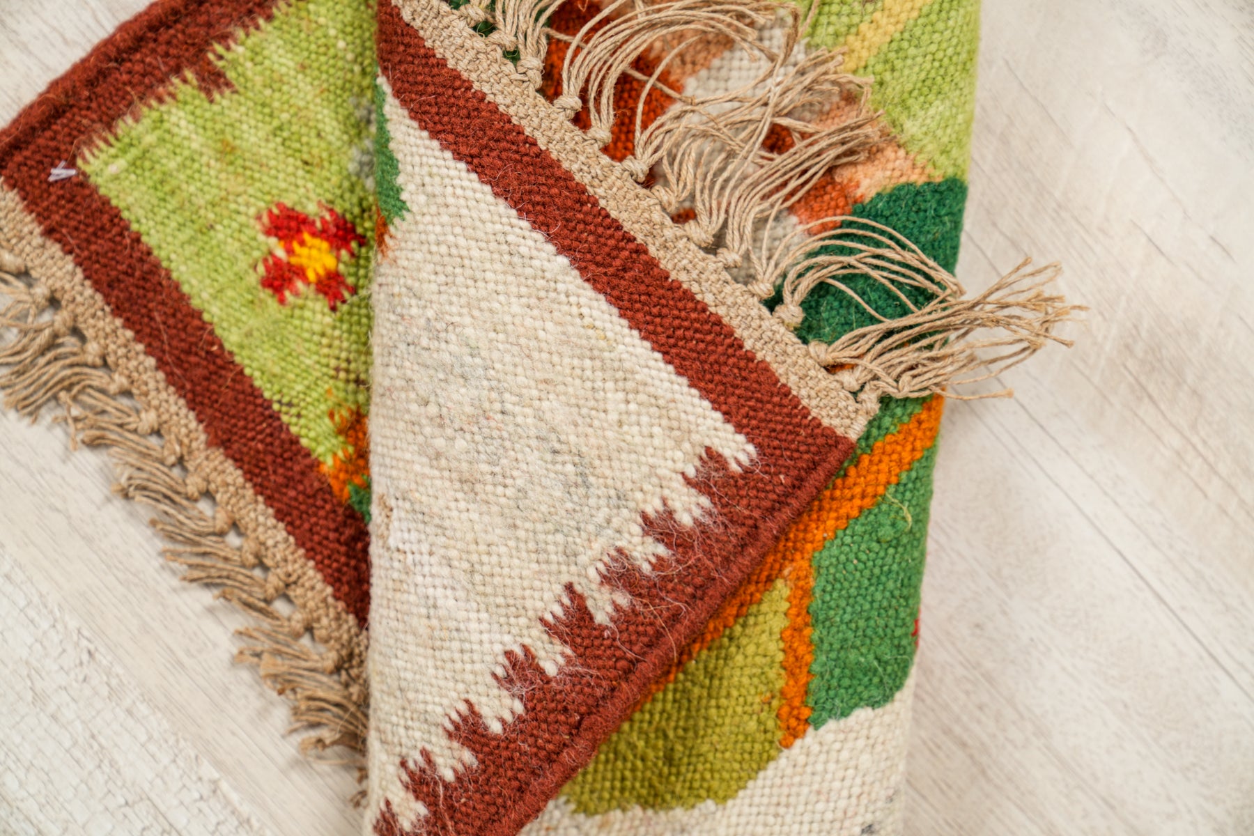 VINTAGE POLISH landscape TAPESTRY 1'8" x 1'6"